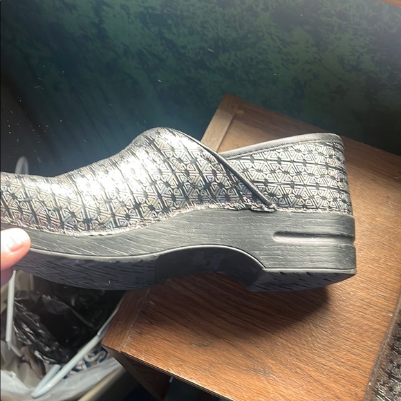 Dansko Black and Silver Flats - Picture 3 of 4